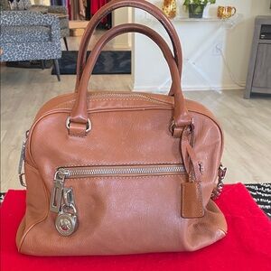 Michael Kors Tan Leather Satchel